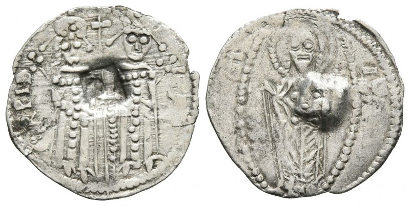 SERBIA. Stefan Uros IV Dusan, as Tsar, 1345-1355. Gros (Silver, 19 mm, 0.56 g, 9...