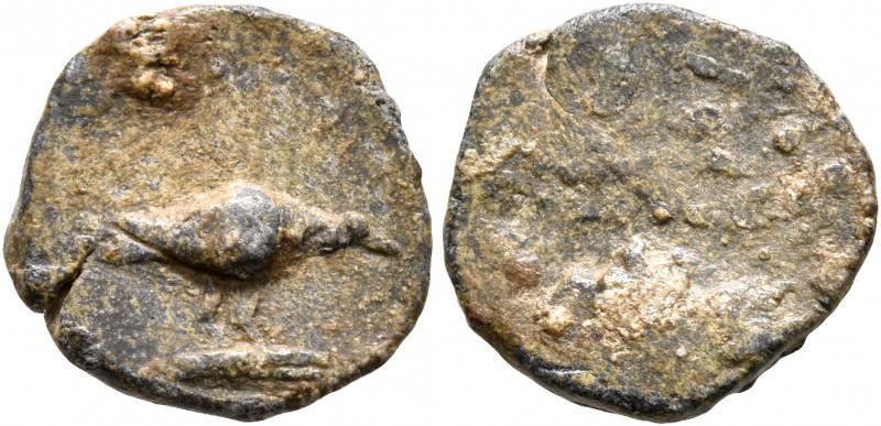TESSERAE, Roman. Circa 1st-3rd centuries. Tessera (Lead, 12 mm, 1.40 g), circa 1...