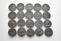 A lot containing 20 bronze coins. All: Nisibis and Singara. About very fine to good very fine. LOT SOLD AS IS, NO RETURNS. 20 coins in lot.