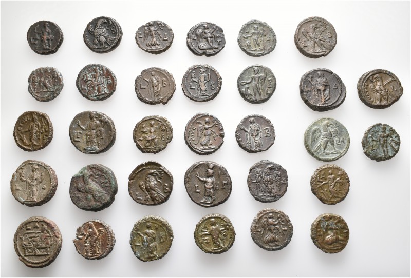 A lot containing 32 bronze coins. All: Roman Provincial Tetradrachms from Alexan...