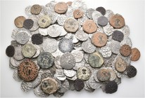 A lot containing 225 silver and 40 bronze coins. All: Crusaders or Cilician Armenia. Fine to very fine. LOT SOLD AS IS, NO RETURNS. 265 coins in lot.