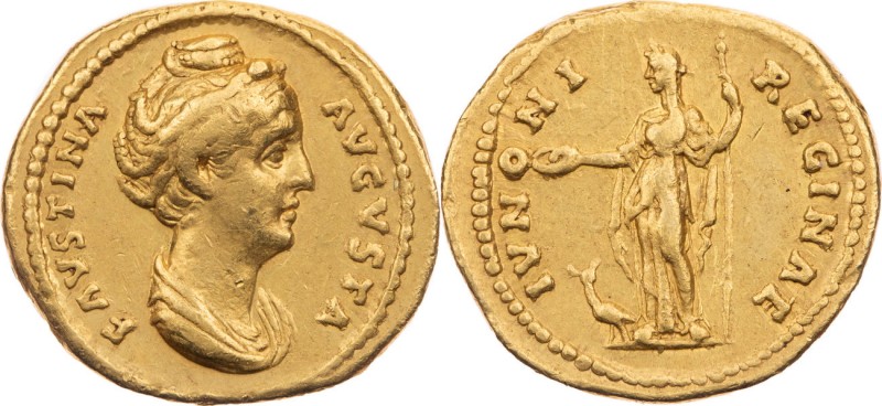 FAUSTINA MAIOR (wife of Antoninus Pius) Aureus Rome 138-140/141 AD 7.15 g. Obv/ ...