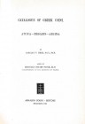 BRITISH MUSEUM. Head Barclay V. A catalogue of the Greek Coins vol. XI: Attica, Megaris, Aegina. Reprint Forni. Hardcover, pp. l, 152, ill.