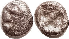 ISSOS , or more lately attributed as "Caria uncertain (Mylasa?)" Stater, c. 500-...