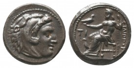 Kings of Macedon . Alexander III. "The Great" (336-323 BC). AR Drachm

Condition: Very Fine

Weight: 4.20 gr
Diameter: 17 mm