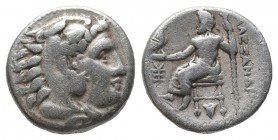 Kings of Macedon . Alexander III. "The Great" (336-323 BC). AR Drachm

Condition: Very Fine

Weight: 4.10 gr
Diameter: 16 mm