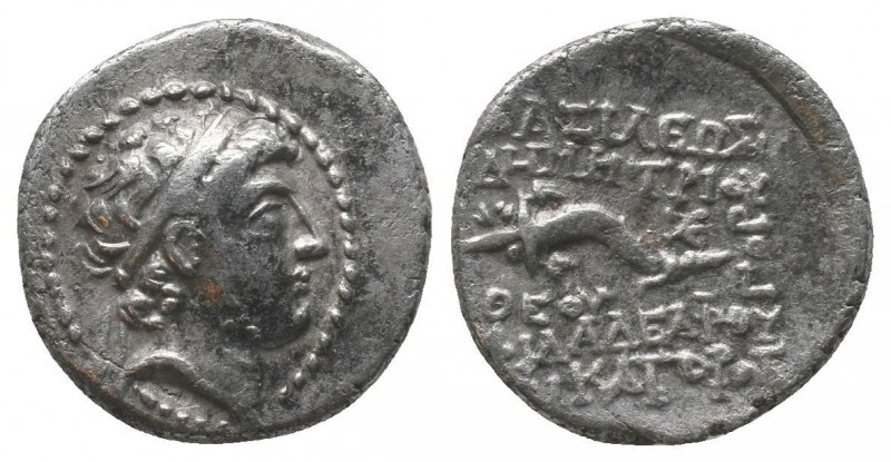 SELEUCID KINGDOM. Demetrius II, 1st reign (145-138 BC). Silver drachm Very RARE!...