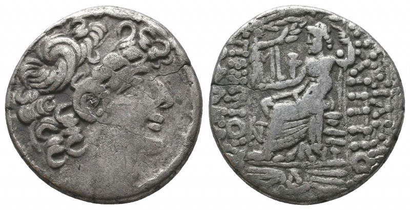 SELEUKID EMPIRE. Philip I Philadelphos (93-83 BC). Tetradrachm. Antioch.

Condit...