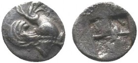 Cilicia. 4th -3rd Century BC. AR Obol

Condition: Very Fine

Weight: 0.30 gr
Diameter: 7 mm