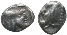 Cilicia. 4th -3rd Century BC. AR Obol

Condition: Very Fine

Weight: 0.80 gr
Diameter: 8 mm