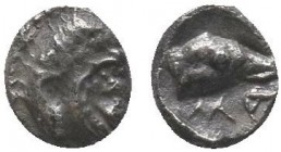 Cilicia. 4th -3rd Century BC. AR Mallos Obol

Condition: Very Fine

Weight: 0.30 gr
Diameter: 5 mm