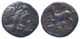 Pisidia, Termessus Major. civic issue. 1st century B.C. AE 

Condition: Very Fine

Weight: 3.70 gr
Diameter: 17 mm