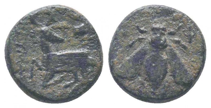 IONIA. Ephesos. Ae (Circa 390-300 BC). 

Condition: Very Fine

Weight: 3.10 gr
D...