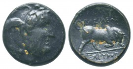 SELEUKIS & PIERIA. Seleukeia Pieria. Ae (2nd-1st centuries BC). 

Condition: Very Fine

Weight: 6.90 gr
Diameter: 19 mm