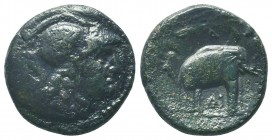 SELEUKIS & PIERIA. Seleukeia Pieria. Ae (2nd-1st centuries BC). 

Condition: Very Fine

Weight: 7.60 gr
Diameter: 21 mm