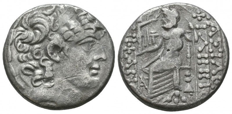Seleukid Kings of Syria, Philip I Philedelphus (92-83 BC), Silver Tetradrachma,...
