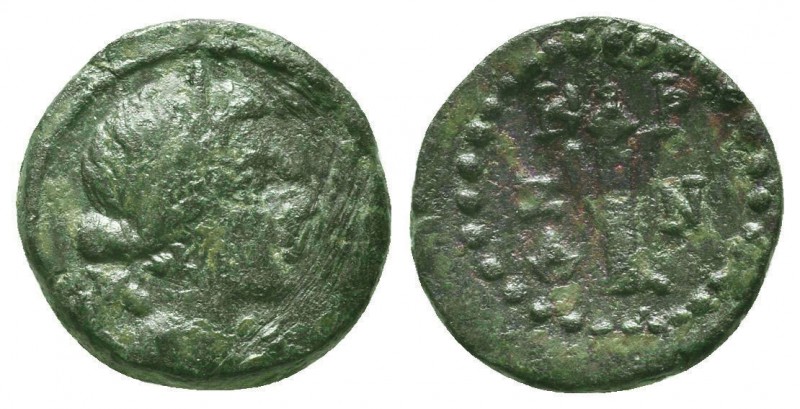 LYCIAN LEAGUE. (Late 30s-27 BC). Ae ??

Condition: Very Fine

Weight: 3.00 gr
Di...