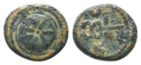 Greek Coins, Ae (261–246 BC). Ae.

Condition: Very Fine

Weight: 1.50 gr
Diameter: 12 mm