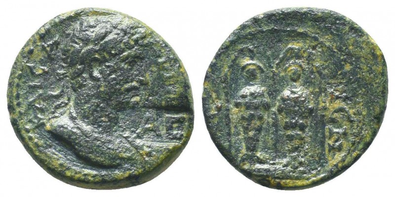 PAMPHYLIA, Aspendos, Hadrian c. 117-138 AD, AE, countermark

Condition: Very Fin...