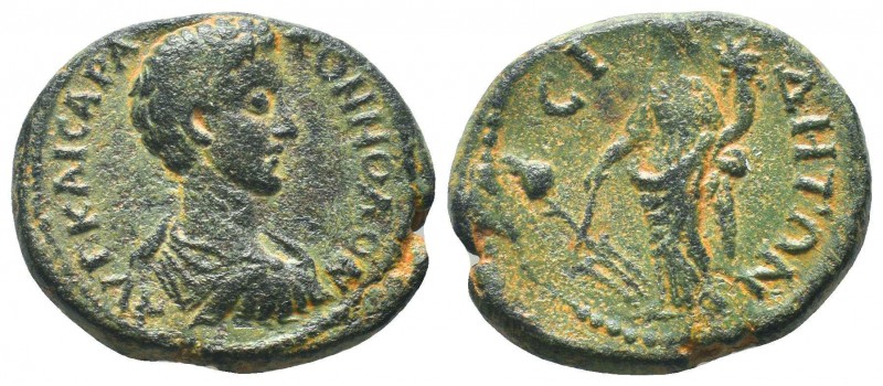 PAMPHYLIA, Side, Commodus c. 177-192 AD, AE, 

Condition: Very Fine

Weight: 10....