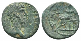 Marcus Aurelius Æ of Tripolis,

Condition: Very Fine

Weight: 3.30 gr
Diameter: 17 mm