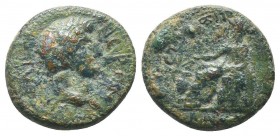 Nero (54-68). Cilicia, Anazarbus. Æ Hemiassarion 

Condition: Very Fine

Weight: 4.30 gr
Diameter: 18 mm