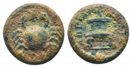 CILICIA. Mopsus. Pseudo-autonomous. Time of Marcus Aurelius (161-180). Ae.

Condition: Very Fine

Weight: 2.70 gr
Diameter: 14 mm