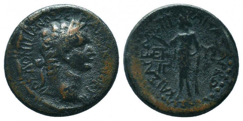 CILICIA. Anazarbus. Domitian (81-96). Ae Assarion. 

Condition: Very Fine

Weigh...