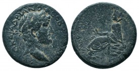CAPPADOCIA. Tyana. Hadrian (117-138). Ae.

Condition: Very Fine

Weight: 10.60 gr
Diameter: 24 mm