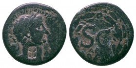 Syria, Seleucis and Pieria. Antiochia ad Orontem. Hadrian. A.D. 117-138. AE, Countermark

Condition: Very Fine

Weight: 11.80 gr
Diameter: 25 mm