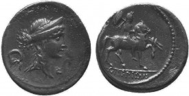 Roman Republican Coins, Ar Silver Denar,

Condition: Very Fine

Weight: 3.70 gr
Diameter: 17 mm