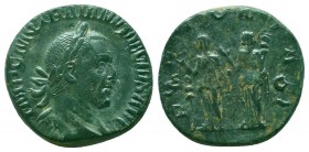 Traianus Decius 249-251 AD - Sestertius,

Condition: Very Fine

Weight: 15.80 gr
Diameter: 26 mm