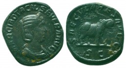 OTACILIA SEVERA (244-249). Sestertius. Rome.

Condition: Very Fine

Weight: 16.60 gr
Diameter: 29 mm