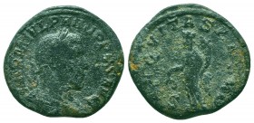 Philippus I. (244-249 AD). AE Sestertius

Condition: Very Fine

Weight: 16.80 gr
Diameter: 28 mm