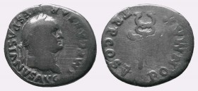 VESPASIAN (69-79). Denarius. Rome. 

Condition: Very Fine

Weight: 3.00 gr
Diameter: 18 mm