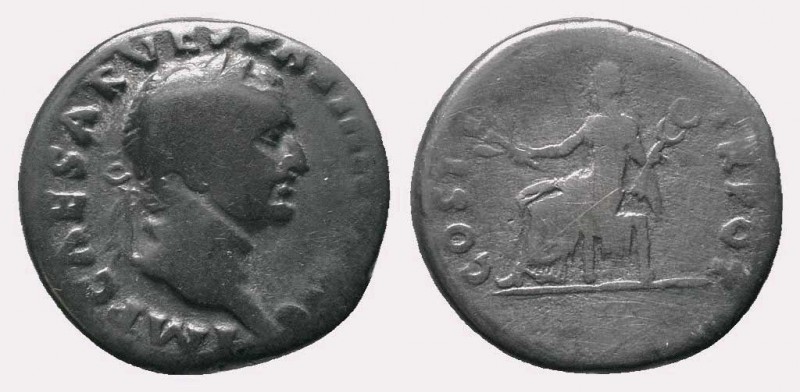 VESPASIAN (69-79). Denarius. Rome. 

Condition: Very Fine

Weight: 3.00 gr
Diame...