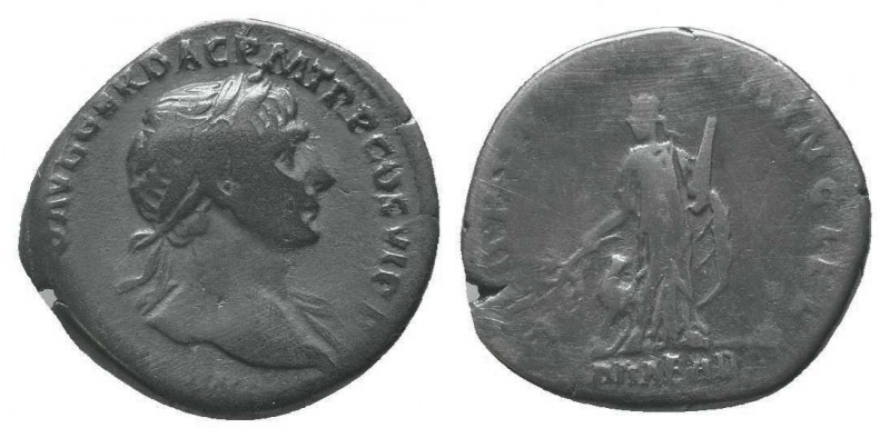 Traianus (98-117 AD). AR Denarius

Condition: Very Fine

Weight: 3.30 gr
Diamete...