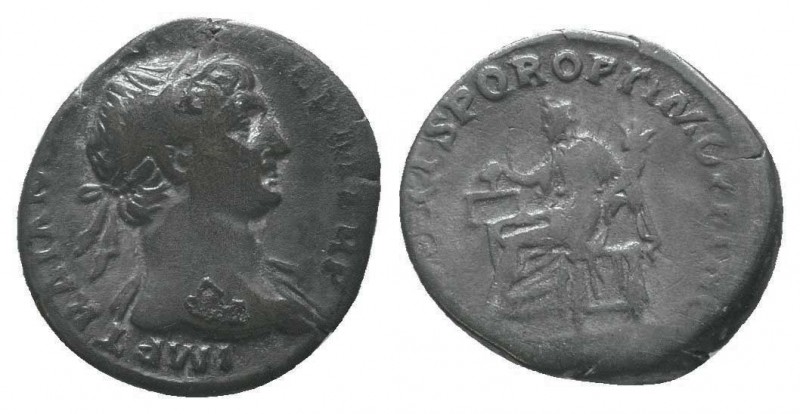 Traianus (98-117 AD). AR Denarius

Condition: Very Fine

Weight: 2.90 gr
Diamete...
