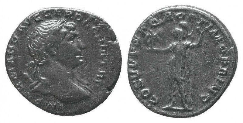 Traianus (98-117 AD). AR Denarius

Condition: Very Fine

Weight: 3.20 gr
Diamete...
