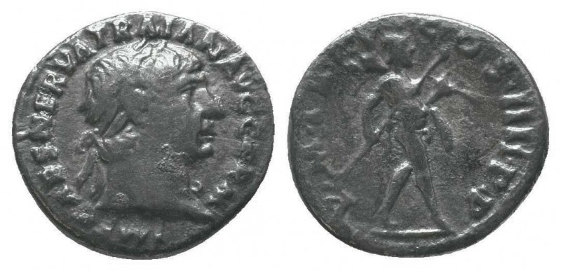 Traianus (98-117 AD). AR Denarius

Condition: Very Fine

Weight: 2.50 gr
Diamete...