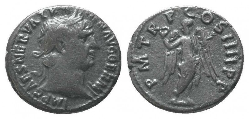 Traianus (98-117 AD). AR Denarius

Condition: Very Fine

Weight: 2.80 gr
Diamete...