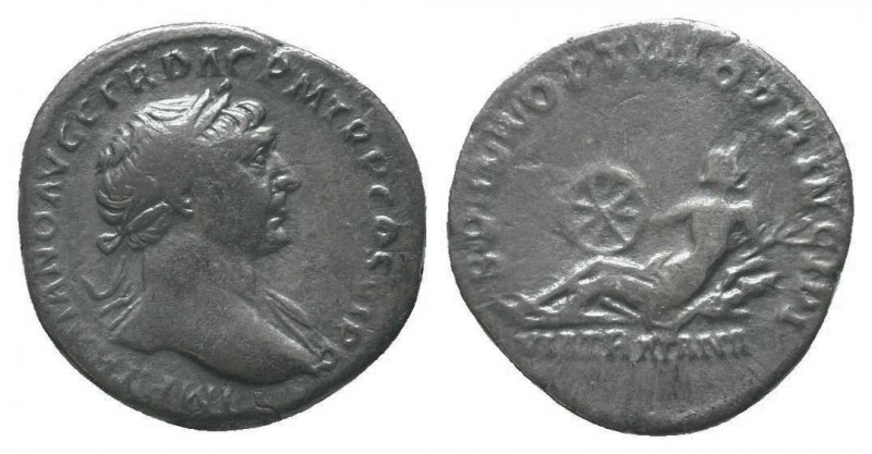 Traianus (98-117 AD). AR Denarius

Condition: Very Fine

Weight: 2.60 gr
Diamete...