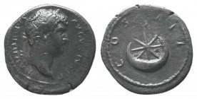 Hadrianus (117-138 AD). AR Denarius 

Condition: Very Fine

Weight: 3.00 gr
Diameter: 19 mm