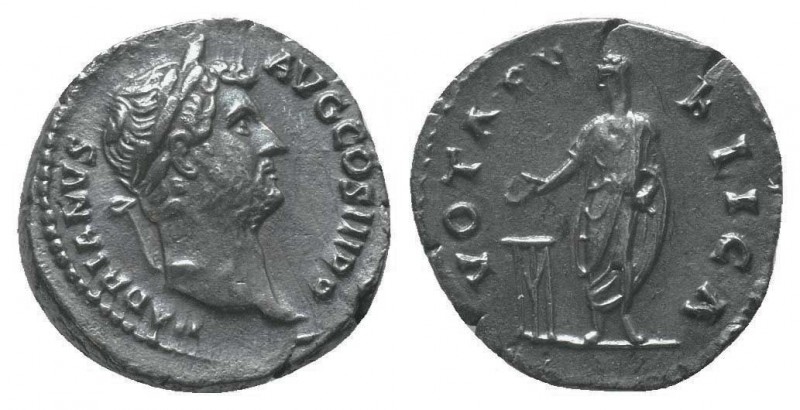 Hadrianus (117-138 AD). AR Denarius 

Condition: Very Fine

Weight: 3.00 gr
Diam...