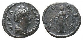 Diva Faustina I (+141 AD). AR Denarius

Condition: Very Fine

Weight: 2.80 gr
Diameter: 16 mm