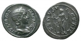 Julia Mamaea, Mother of Severus Alexander. Denarius 

Condition: Very Fine

Weight: 3.00 gr
Diameter: 20 mm