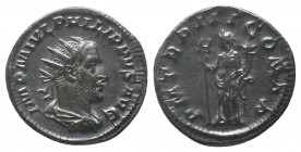 Philip II (247-249). AR Antoninianus

Condition: Very Fine

Weight: 4.80 gr
Diameter: 22 mm
