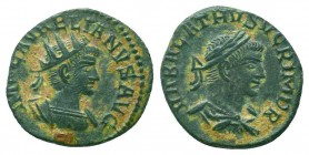 Vabalathus (268-272 AD), for and with Aurelianus (270-275 AD). AE Antoninianus 

Condition: Very Fine

Weight: 3.40 gr
Diameter: 20 mm
