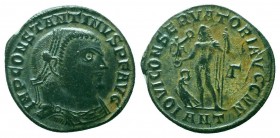 Constantine I (306-337 AD). AE Follis

Condition: Very Fine

Weight: 3.50 gr
Diameter: 24 mm