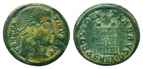 Constantine I (306-337 AD). AE Follis

Condition: Very Fine

Weight: 2.40 gr
Diameter: 18 mm